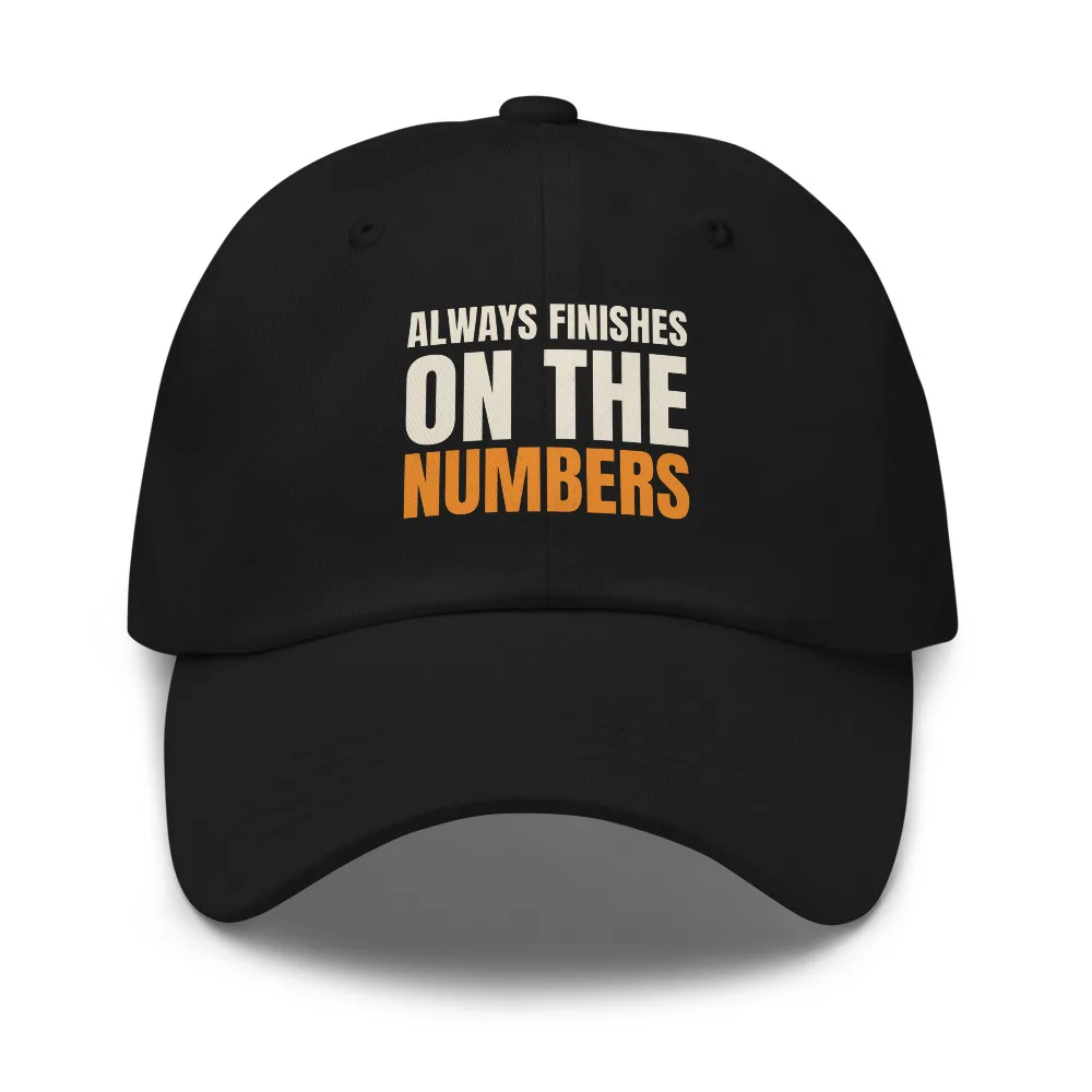 Always Finishes On The Numbers — Hat hat