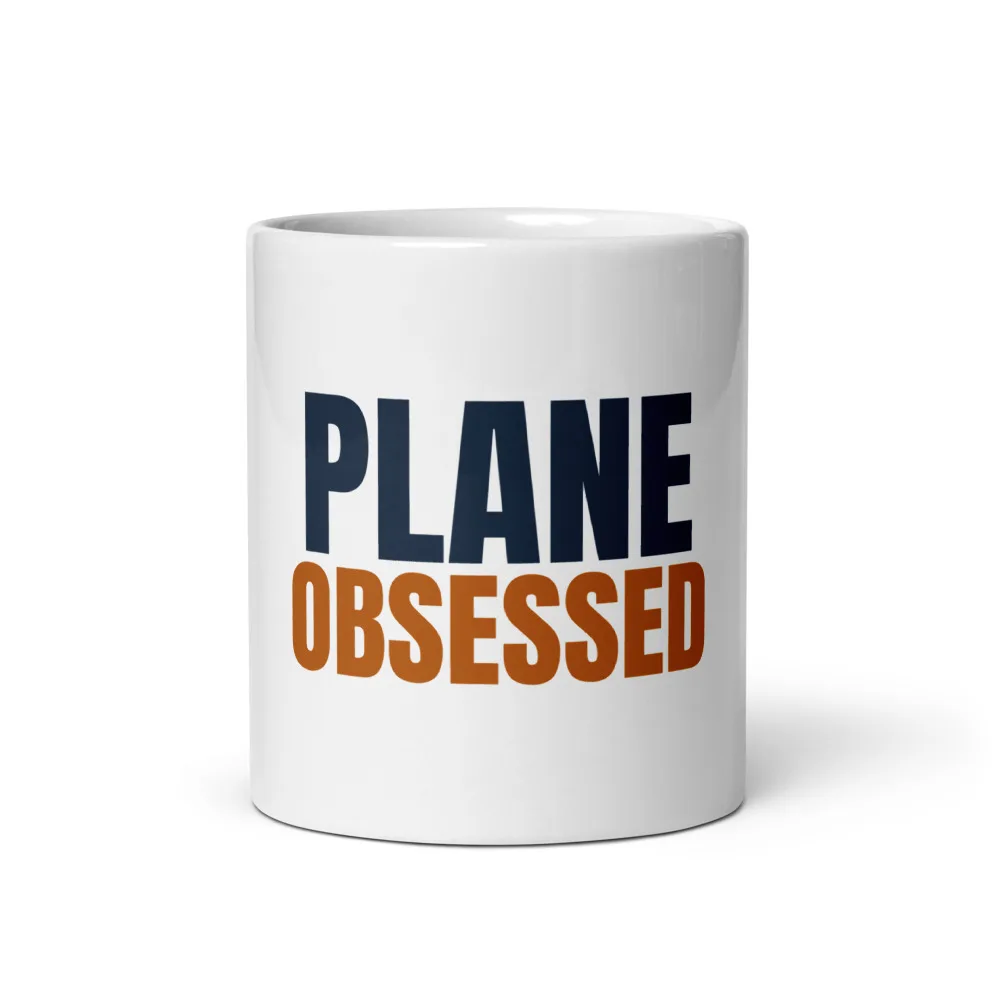 Plane Obsessed (White) — Mug mug